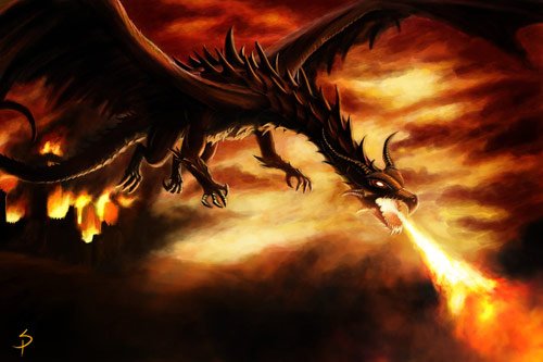 Inspiring Digital Illustrations Of Dragons