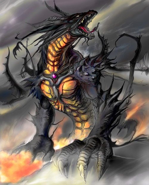 Inspiring Digital Illustrations Of Dragons