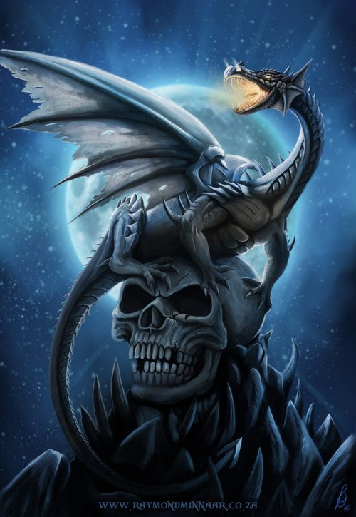 Inspiring Digital Illustrations Of Dragons