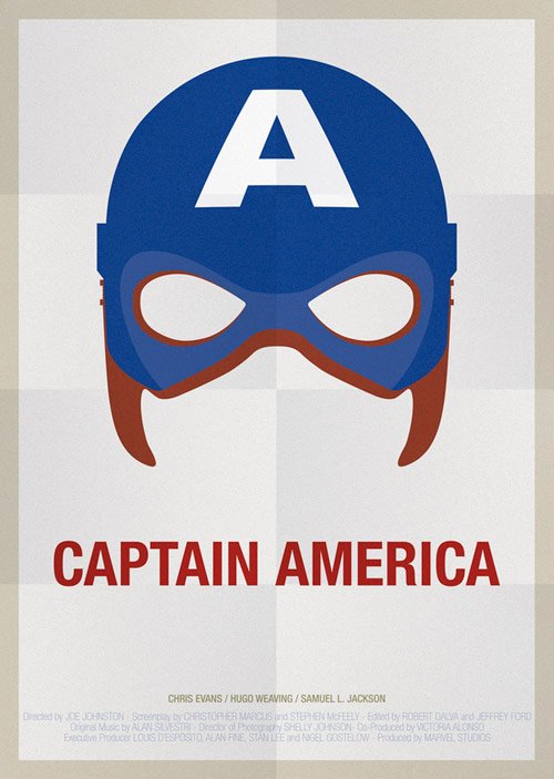 Captain America - famous movie posters