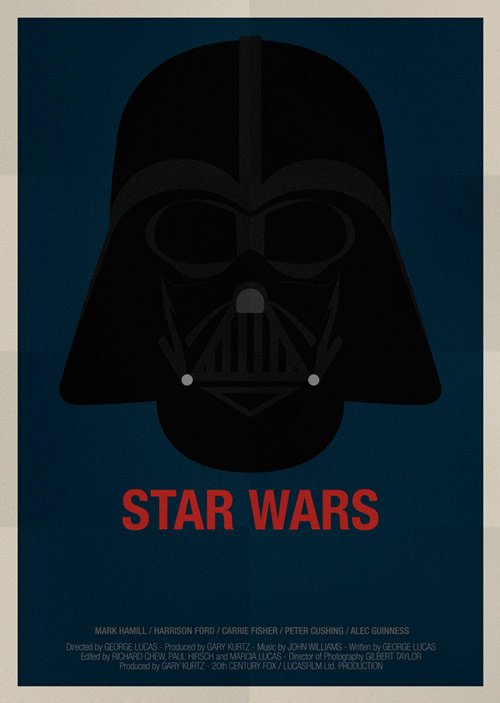 Star Wars - famous movie posters