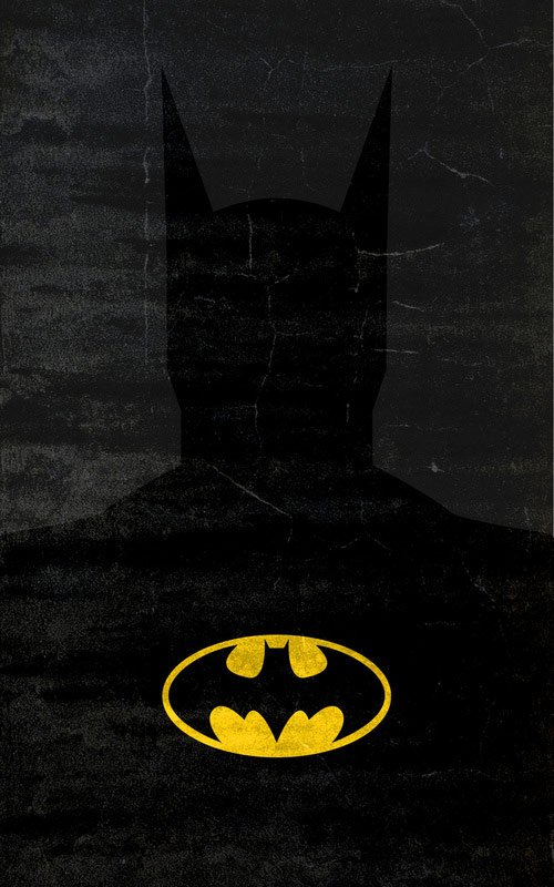 superhero minimalist posters