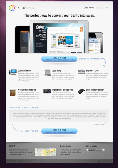 webtemplatepsd4 in 20 Free Website Design Templates