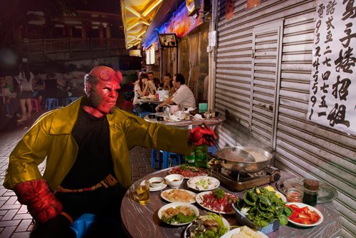 superhero photography