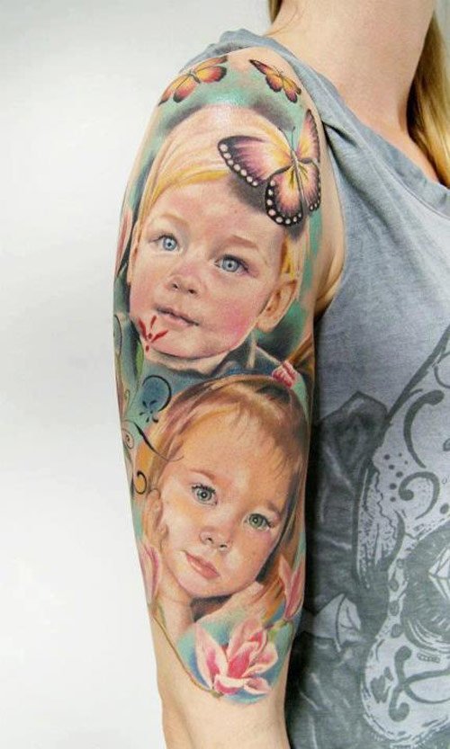 Child Portraits Tattoo