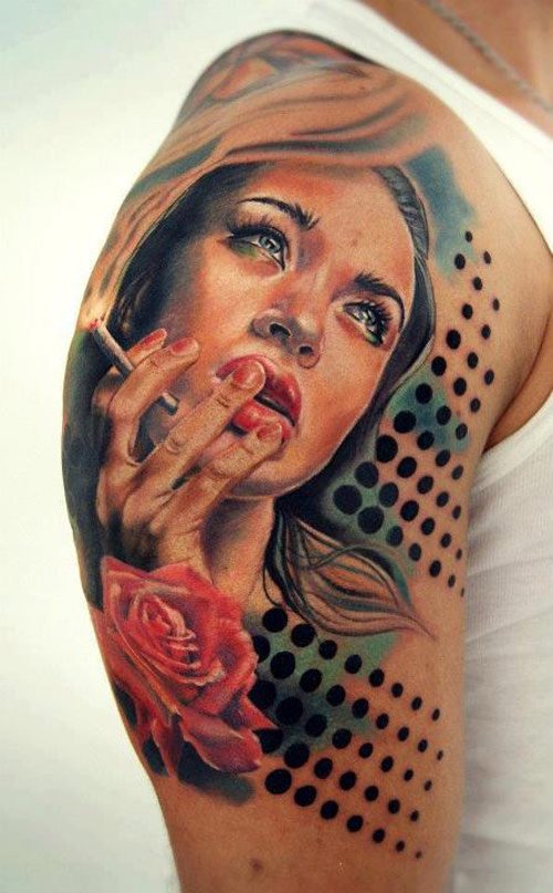 Moni Marino Signum Portrait Tattoo