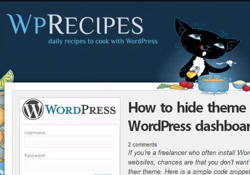 WP Recipes - learn wordpress development