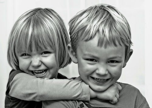 Cute Smile of Sibling