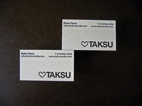 Taksu Media Business Cards