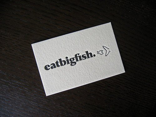 Business Cards for eatbigfish