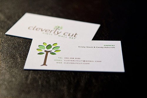 Cleverly Cut Business Card