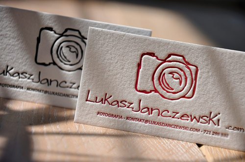 Letterpress Business Card from letterart.eu