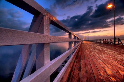 The Shorncliffe Jetty (pier), near Brisbane, Australia