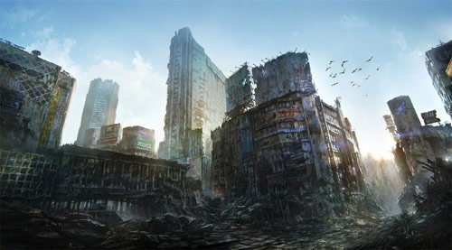 Tokyo Ruins in concept art