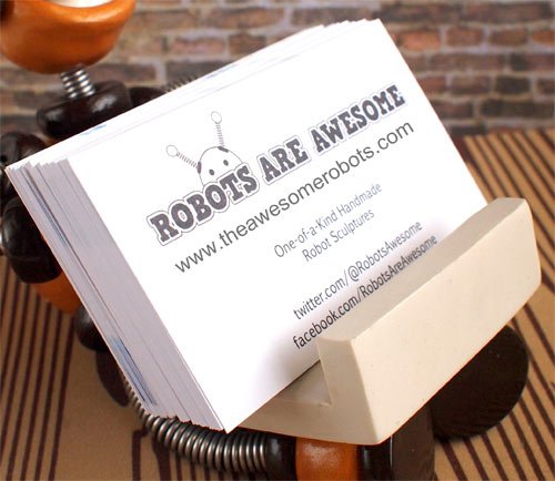 white business card designs
