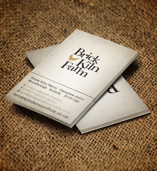 white business card designs