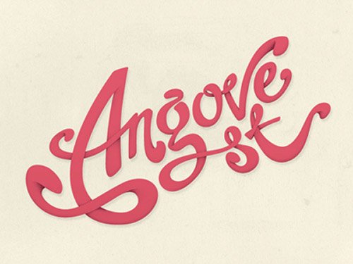Angrove - Typography Design Inspiration