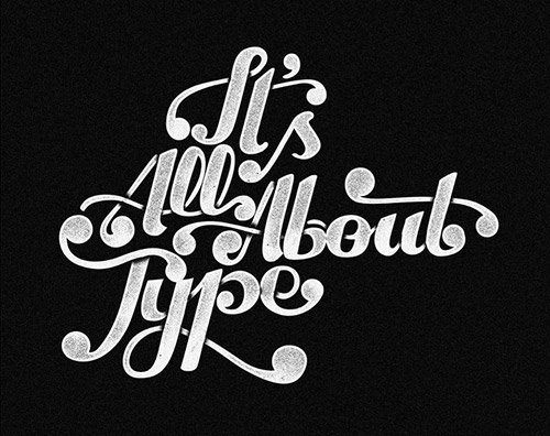 It's All About Type - Typography Design Inspiration