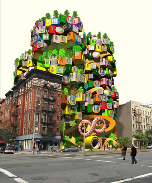 Ultra-colorful Pod Residences