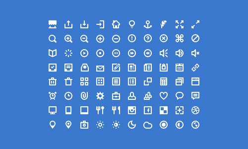 80 Shades of White Icons