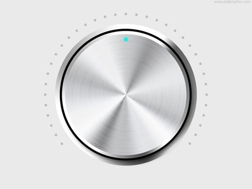 Metal Volume Knob (PSD)