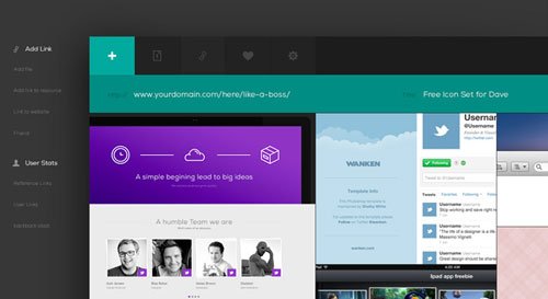Free PSD - Web App UI