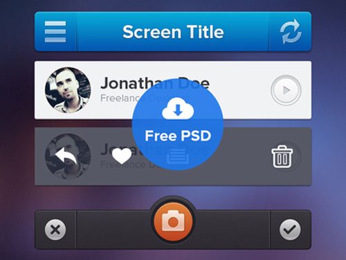 iPhone UI