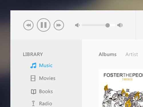 iTunes UI Redesign
