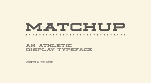 Matchup - Free Font