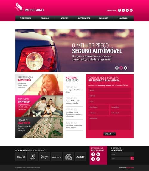 Imoseguro Website Design