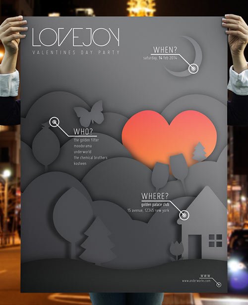 Lovejoy - Music & Event Flyer