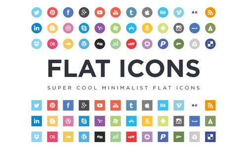 Flat Icons EPS