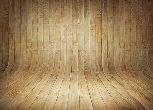 3 Curved Wooden Backdrops