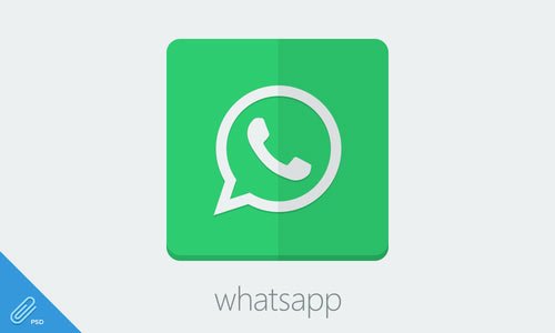 Flat Whatsapp Icon
