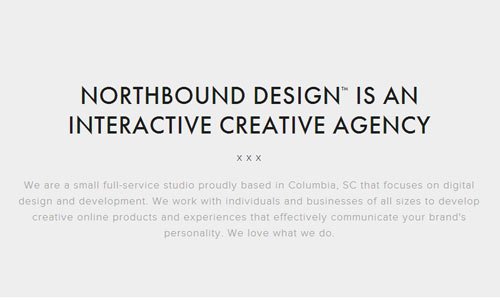 Northbound Design - Minimal Design