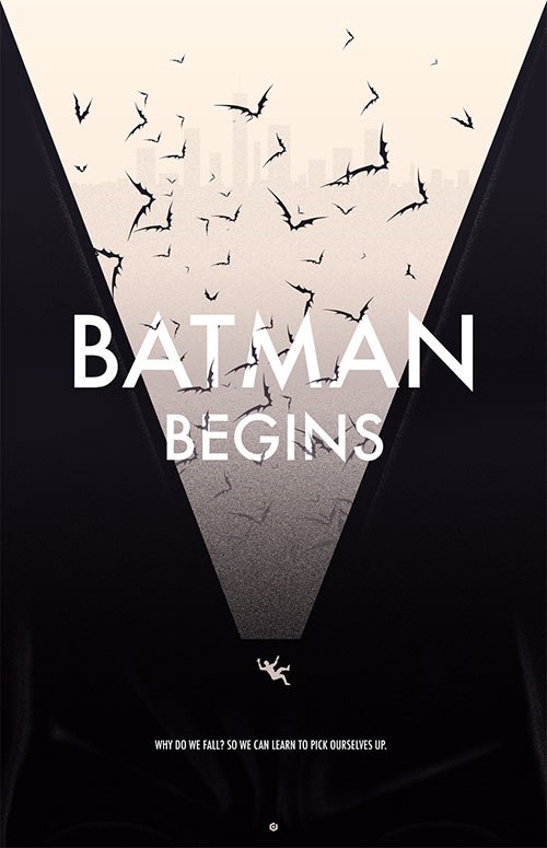 Batman Begins Alternative Poster