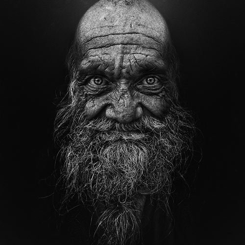 portrait of homeless