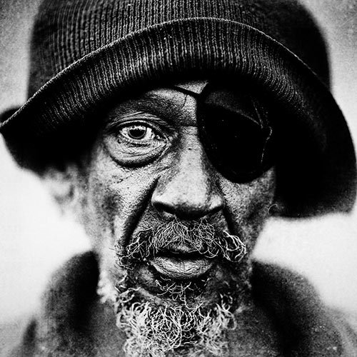 portrait of homeless