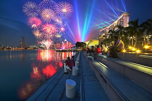 Combo - Marina Bay Laser Show + Fireworks