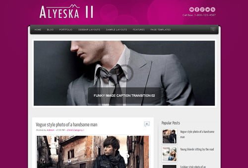 Alyeska II Blogger Template