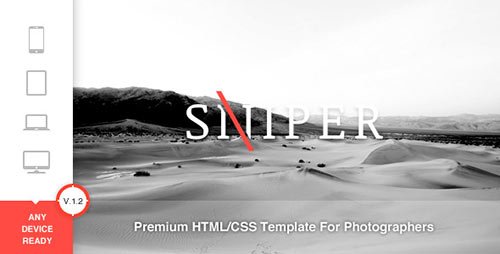 Sniper - Premium Photography Template