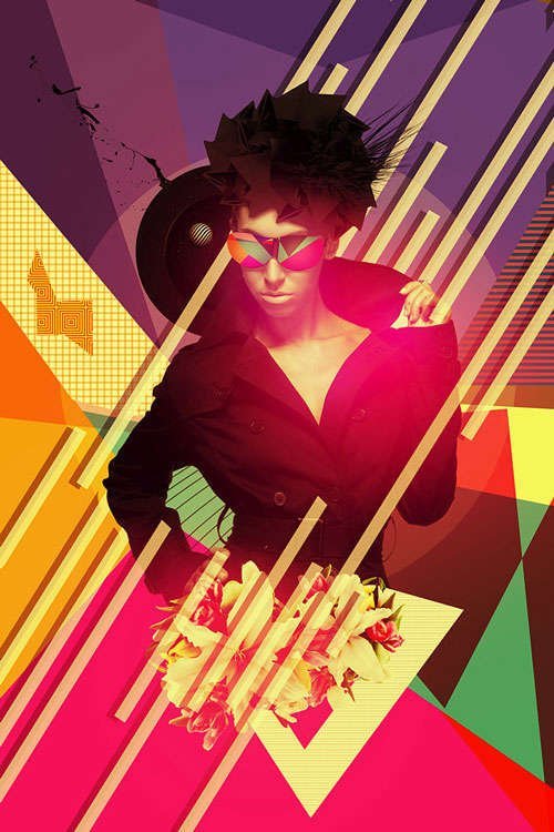 Create a Fashion Mixed Media Portrait in Photoshop