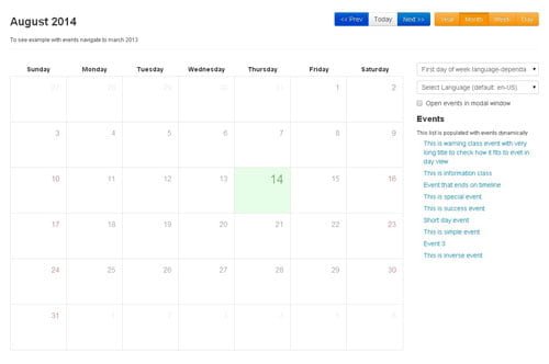 Weekly Calendar Bootstrap : Most effective bootstrap extensions and plugins Weekly Calendar Bootstrap : Most effective bootstrap extensions and plugins