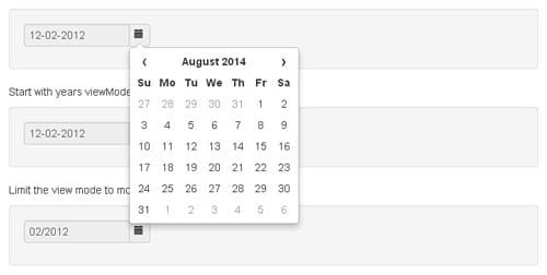 Datepicker for Bootstrap