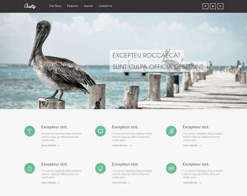 Crafty – Free PSD Template