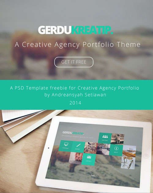 Gerdu Kreatip Agency Portfolio Theme