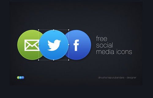 Free Social Media Icons PSD