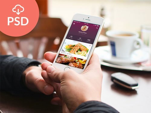 Recipes App Design PSD