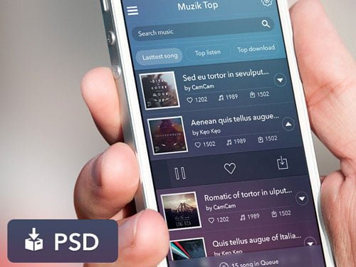 App Music UI