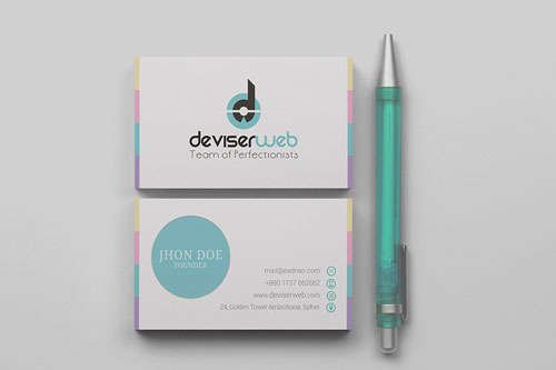 Free Modern Business Card Template Psd Download